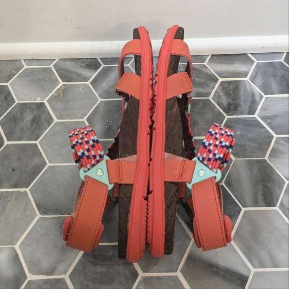 Merrell Around Town Sunvue Coral Strappy Hiking Outdoor Sandals Size 6 Women's - Picture 7 of 12